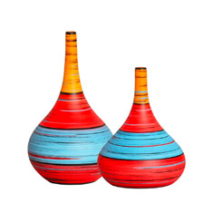 Dupla de Vasos Decorativos Jasmim Euforia para Salas