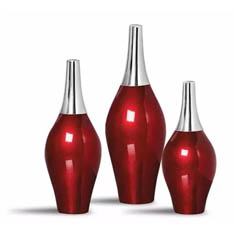 Trio de Vasos Styllo Scarlet