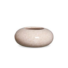 Cachepot Decorativo Bege Mármore