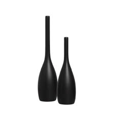 Vaso Tulipa Preto Fosco